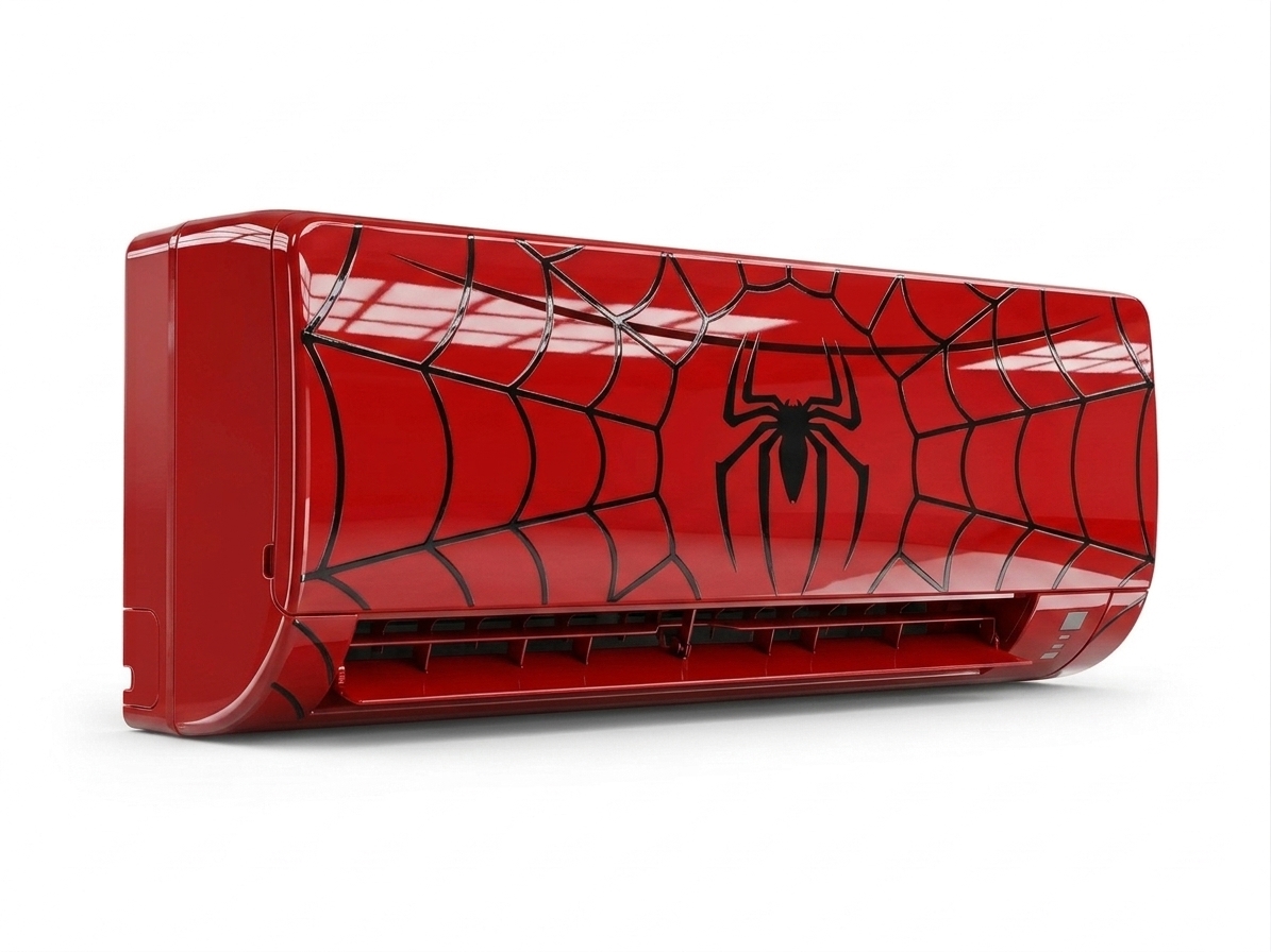 Spiderman AC Sticker